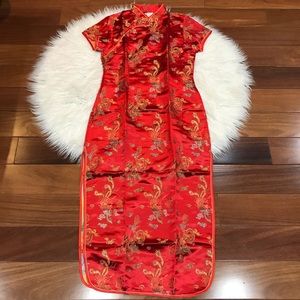 🌿Chinese Traditional Long Cheongsam Dress
